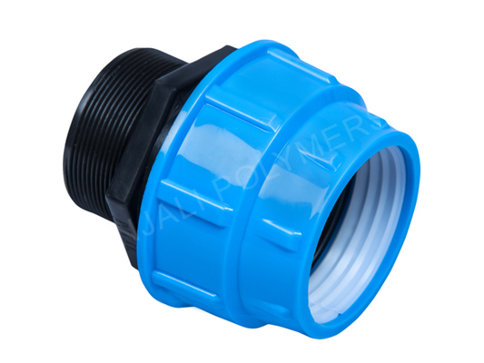 HDPE Compression Fitting Male Threaded Adaptor